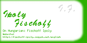 ipoly fischoff business card